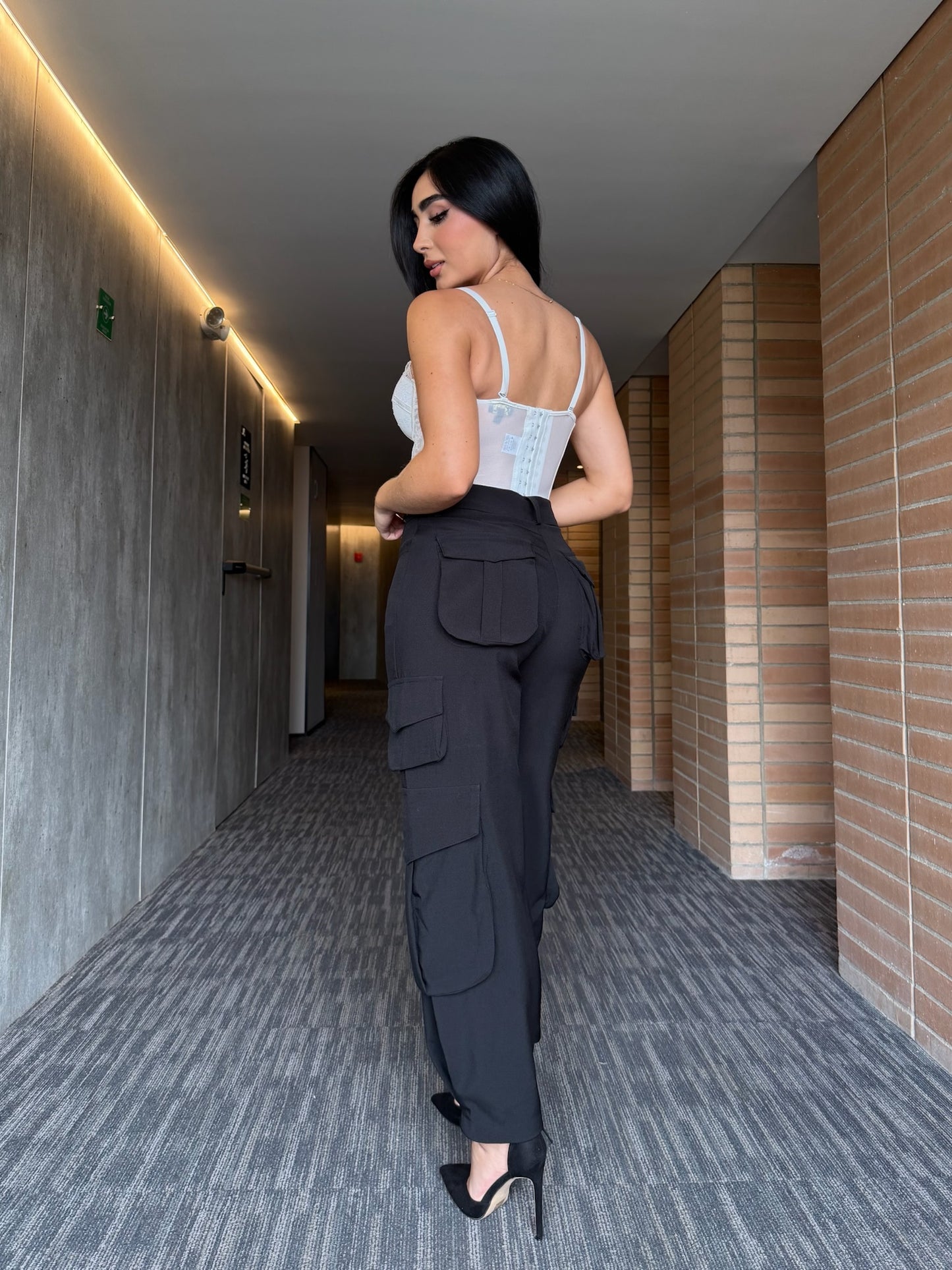 Corset blanco encaje
